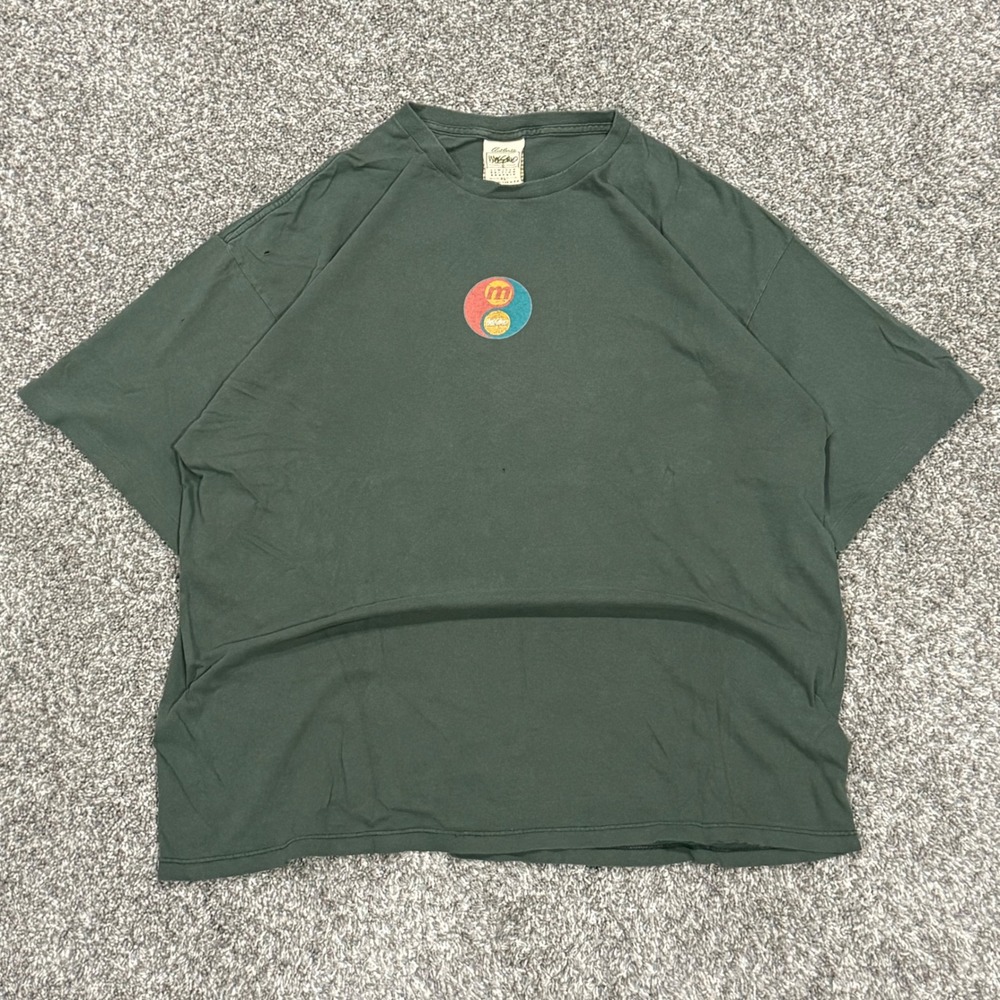 Vintage 90s Mossimo Skater T-Shirt Mens XL Green Single Stitch Karate Mat RARE - Picture 1 of 7